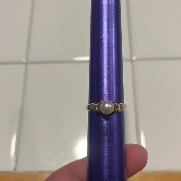 James Avery Retired Scrolled Pearl Ring size 7.5 - Picture 10 of 10